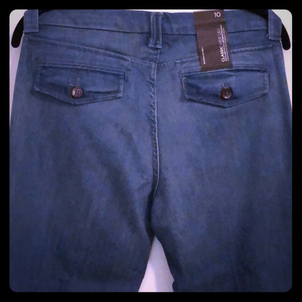 Banana Republic Classic Wide Leg Denims